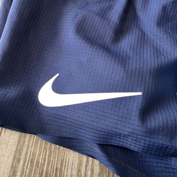 Nike Pro Elite USA Olympic Running Shorts Women's Small S Navy Lined New AO845 - Picture 9 of 9